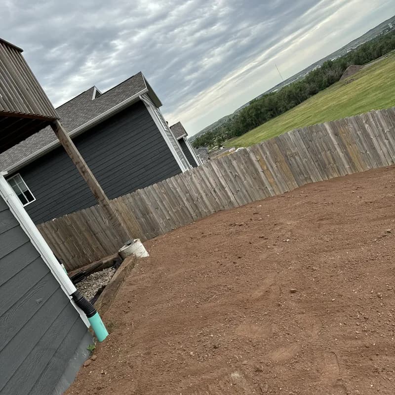 ATK Landscaping erosion control grading and drainage installation in the Black Hills