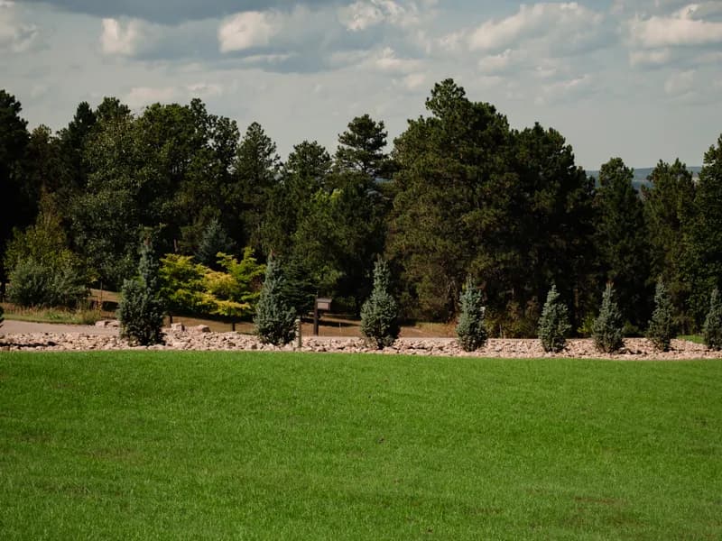 Professionally landscaped residential property by ATK Landscaping in the Black Hills, South Dakota